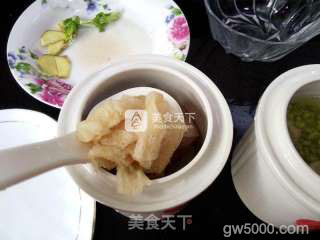 一锅两盅-竹荪排骨盅-绿豆排骨盅的做法步骤：8