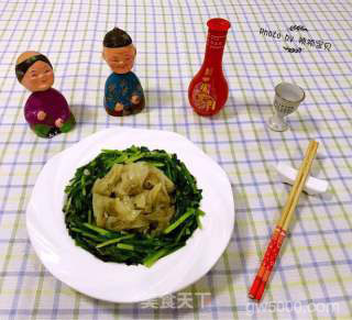 韭菜炒肉燕的做法步骤：10