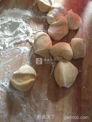 南瓜紫薯包的做法步骤：7