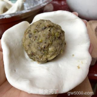 莆仙红团(绿豆馅)的做法步骤：6