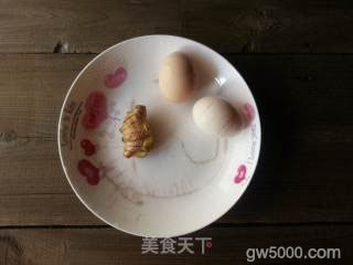 【闽南】姜丝烧蛋的做法步骤：1