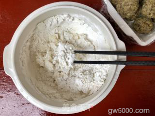 莆仙红团(绿豆馅)的做法步骤：5