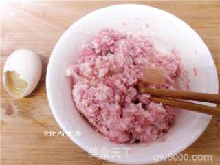 咸蛋蒸肉饼的做法步骤：3