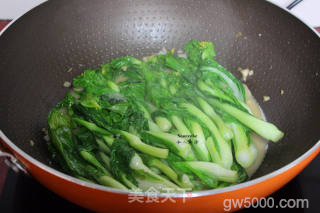 腐乳炒菜心的做法步骤：5