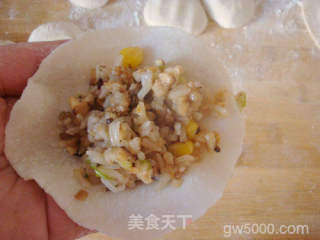 香菇糯米烧麦的做法步骤：15
