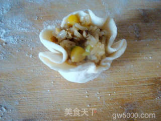香菇糯米烧麦的做法步骤：16