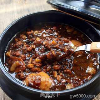 洋葱酥卤肉饭的做法步骤：16