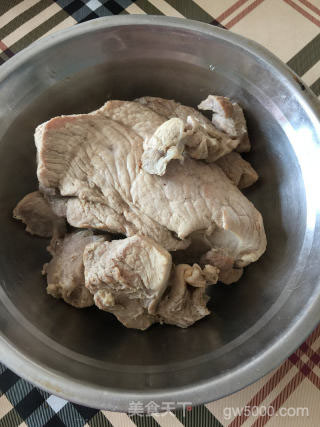 自制肉松的做法步骤：4
