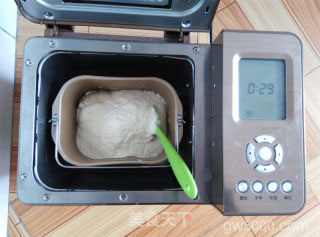 花生牛轧糖（面包机版）的做法步骤：9