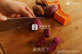 三色芋圆——九阳知食的做法步骤：1