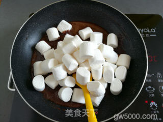 巧克力牛轧糖（耐烤巧克力版）的做法步骤：6