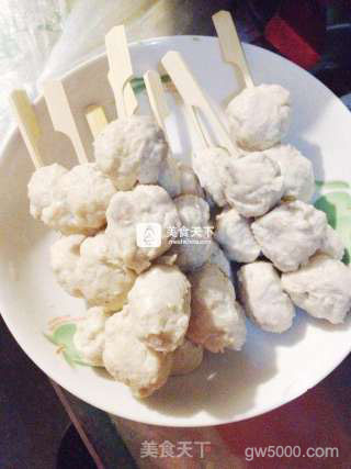 鲜美鱼丸串的做法步骤：17