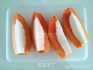 木瓜牛奶冻的做法步骤：10