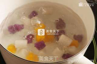 三色芋圆——九阳知食的做法步骤：5