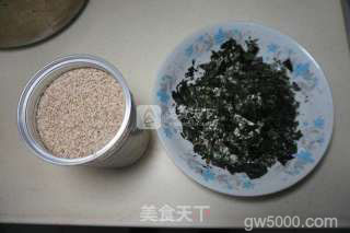 海苔芝麻肉松的做法步骤：6