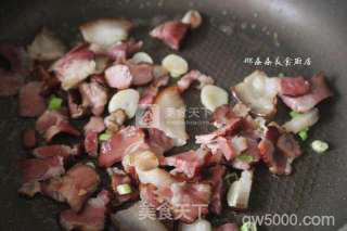 腊肉炒年糕的做法步骤：8