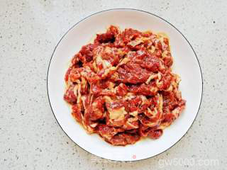 小炒牛肉的做法步骤：7