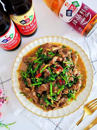 小炒牛肉的做法步骤：12