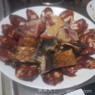 腊味合蒸的做法步骤：2