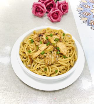 鸡肉车仔面的做法步骤：10