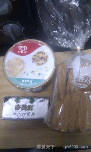 山寨版港丽蜂蜜厚多士的做法步骤：1