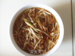 韭黄肉酱拌肠粉的做法步骤：5