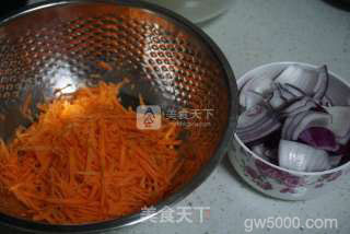 半小时做出喷香的羊肉手抓饭的做法步骤：4