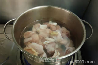 鸡肉垫卷子的做法步骤：5