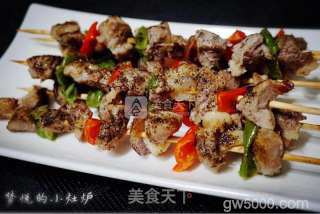 孜然烤羊肉串的做法步骤：6