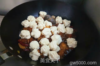 鸡肉垫卷子的做法步骤：16
