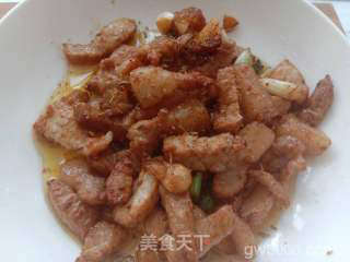 孜然炒肉的做法步骤：6