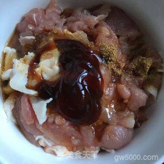 孜然炒肉夹馍的做法步骤：4