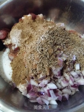 羊肉串的做法步骤:5