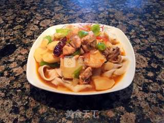 大盘鸡皮带面（简约版）的做法步骤：17