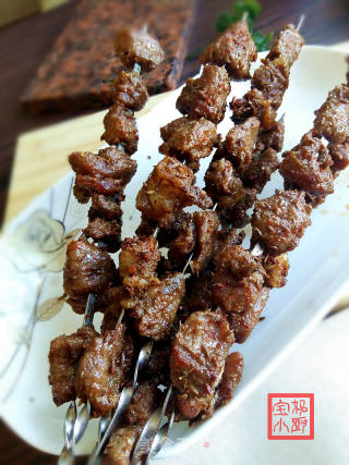 羊肉串的做法步骤:12