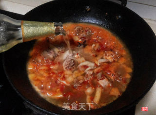 皮带面大盘鸡的做法步骤：9