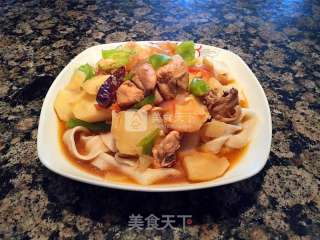 大盘鸡皮带面（简约版）的做法步骤：16