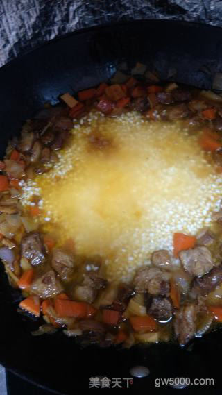 羊肉手抓饭。的做法步骤：4