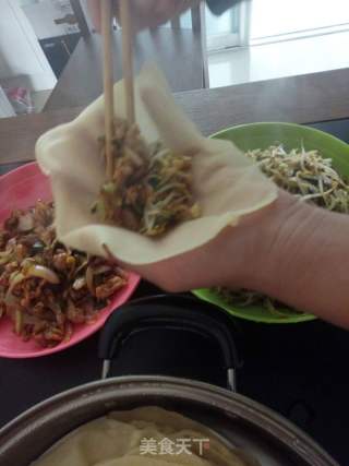 第一次做孜然羊肉卷饼的做法步骤：9