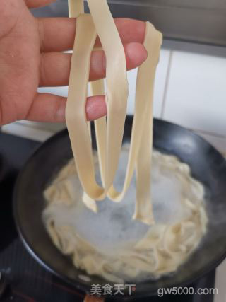 大盘鸡+手工抻面的做法步骤：9