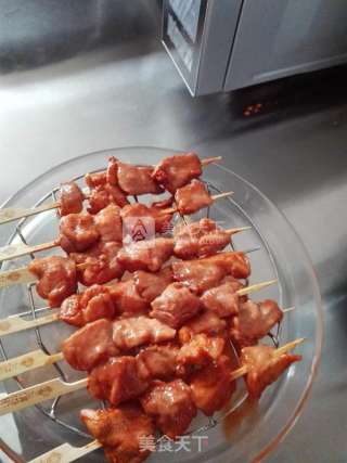 微波烤肉串的做法步骤:8