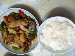 家庭版大盘鸡的做法步骤:12