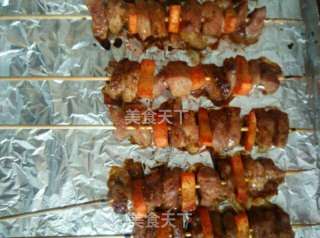 孜然肉串的做法步骤：6