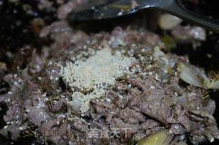 孜然羊肉的做法步骤：8