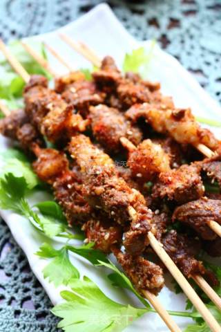 羊肉串撸起来的做法步骤：6