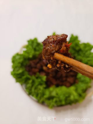 孜然羊肉粒（空气炸锅版）的做法步骤：7