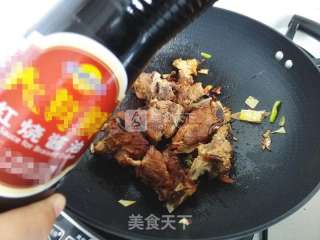 羊脊骨烧萝卜的做法步骤:6