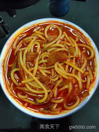 新疆爆辣炒米粉的做法步骤：16