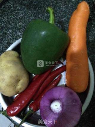 家庭版大盘鸡的做法步骤:4