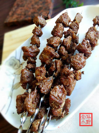 羊肉串的做法步骤:13